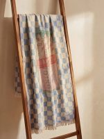 Fish Printed Peshtemal Towel 90x165 cm