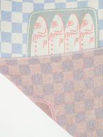 Fish Printed Peshtemal Towel 90x165 cm - Image 2