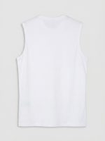 Crew Neck Printed Men's Sleeveless T-Shirt - Image 5