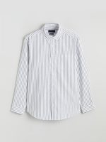Men's Striped Oxford Shirt in a Regular Fit - Image 6