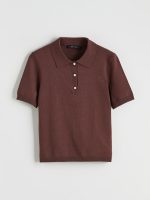 Polo Collar Women's Knitwear Sweater - Image 5