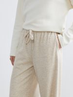 Women's Wide Leg Sweatpants with Elastic Waist - Image 3