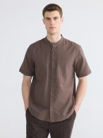 Regular Fit Linen blended Men's Shirt