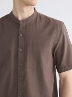 Regular Fit Linen blended Men's Shirt - Image 3