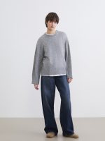 Women's Crew Neck Knit Sweater - Image 2