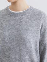 Women's Crew Neck Knit Sweater - Image 3