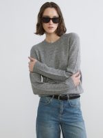 Crew Neck Women's Knitwear Sweater