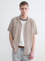 Regular Fit Textured Men's Shirt