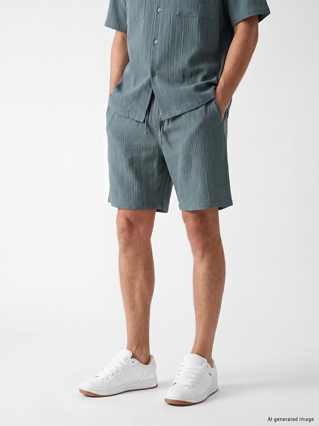 Relax Fit Crinkle Men's Shorts