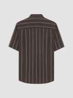 Regular Fit Striped Poplin Men's Shirt - Image 2