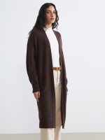 Shawl Collar Oversize Women's Knitwear Cardigan