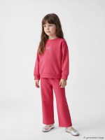 Printed Girls' Soft Touch Sweatshirt and Sweatpants - Image 2