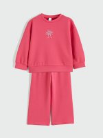 Printed Girls' Soft Touch Sweatshirt and Sweatpants - Image 3