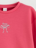 Printed Girls' Soft Touch Sweatshirt and Sweatpants - Image 5