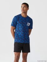 Crew Neck Real Madrid Printed Men's Sports T-Shirt