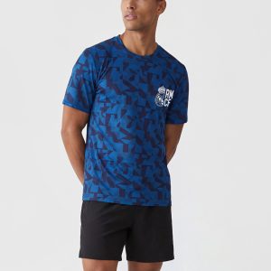 Crew Neck Real Madrid Printed Men's Sports T-Shirt