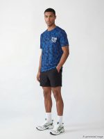 Crew Neck Real Madrid Printed Men's Sports T-Shirt - Image 2