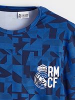Crew Neck Real Madrid Printed Men's Sports T-Shirt - Image 6