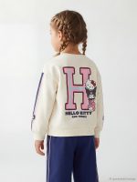 Hello Kitty Printed Girls' Sweatshirt and Sweatpants - Image 3