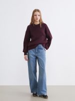 Crew Neck Oversize Women's Knitwear Sweater - Image 2