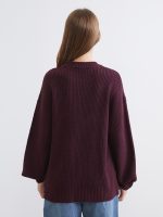 Crew Neck Oversize Women's Knitwear Sweater - Image 4