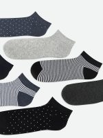 Patterned Men's Trainer Socks 7-Pack - Image 2
