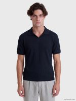 Polo Collar Striped Men's T-Shirt - Image 2