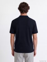 Polo Collar Striped Men's T-Shirt - Image 3