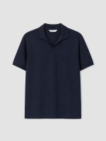 Polo Collar Striped Men's T-Shirt - Image 4