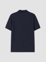 Polo Collar Striped Men's T-Shirt - Image 6