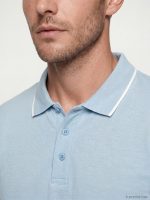 Polo Collar Pique Men's T-Shirt - Image 3