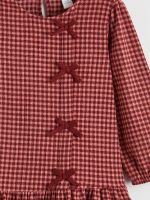 Girls' Dress with Bow Detail - Image 4