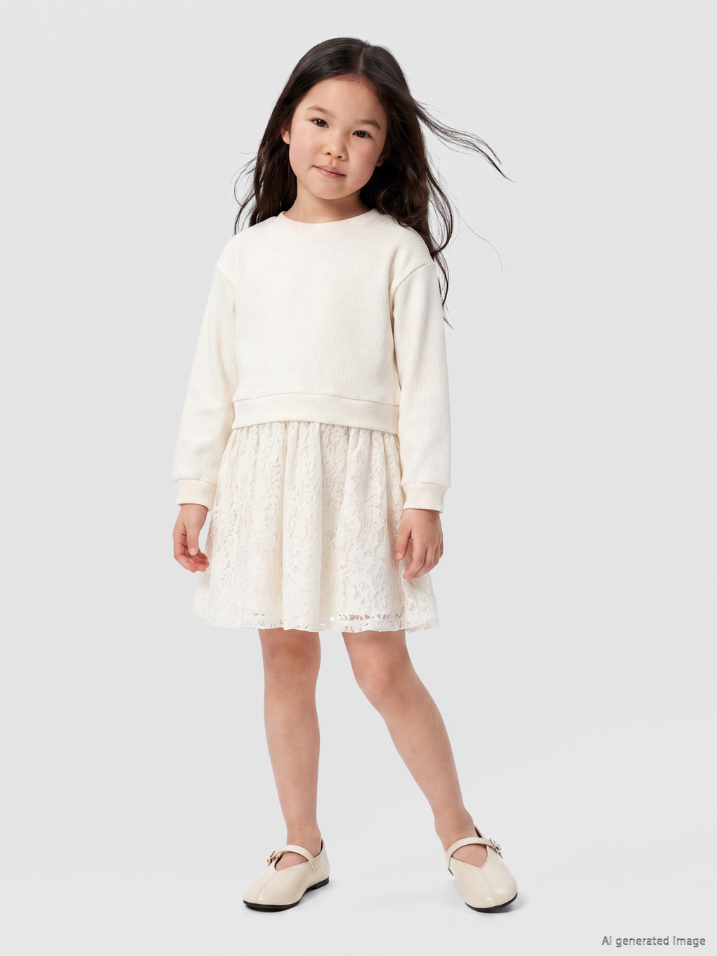 Hello Kitty Lace-Trimmed Dress for Girls