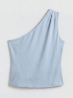 One Shoulder Ruched Blouse - Image 6