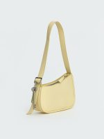 Accessorized Faux Leather Women's Shoulder Bag - Image 2