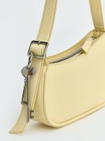 Accessorized Faux Leather Women's Shoulder Bag - Image 3