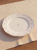 Floral Patterned Porcelain Plate