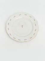 Floral Patterned Porcelain Plate - Image 2