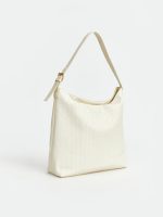 Woven Patterned Women's Shoulder Bag - Image 3