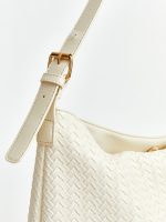 Woven Patterned Women's Shoulder Bag - Image 4
