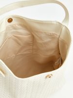 Woven Patterned Women's Shoulder Bag - Image 5