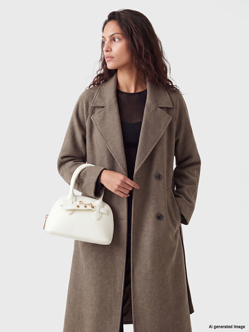 Faux Leather Women's Shoulder Bag