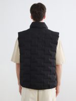 Regular Fit Mock Neck Men's Puffer Gilet - Image 5