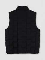 Regular Fit Mock Neck Men's Puffer Gilet - Image 7