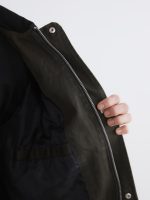 Loose Fit Shirt Collar Men's Jacket - Image 4