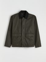 Loose Fit Shirt Collar Men's Jacket - Image 6