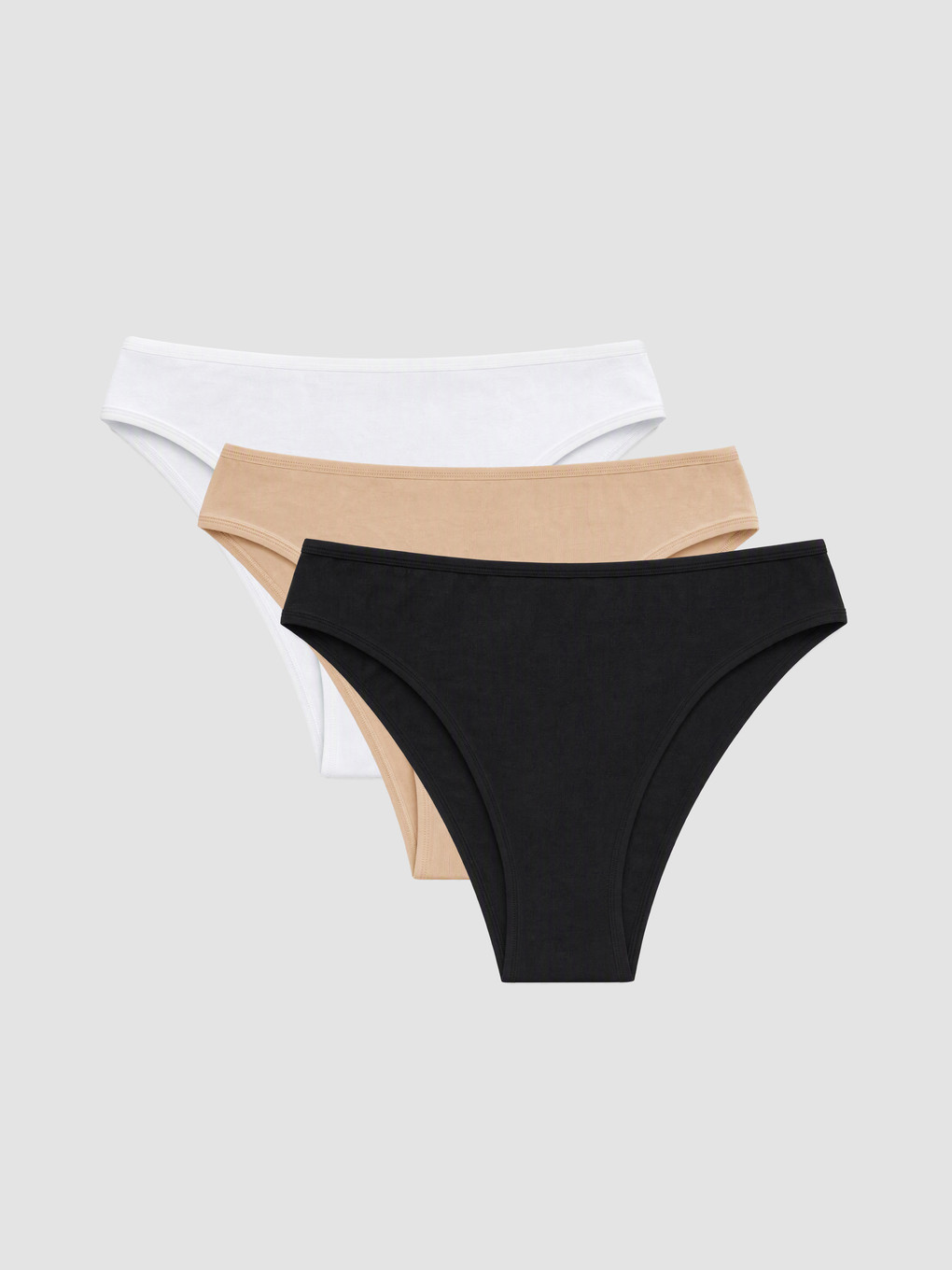 Plain Brazilian Knickers 3-pack