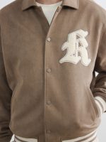 Shirt Collar Suede Men's Coat - Image 3