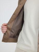 Shirt Collar Suede Men's Coat - Image 4