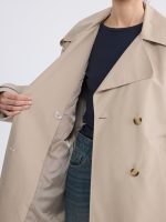 Double Breasted Collar Women's Trench Coat - Image 4